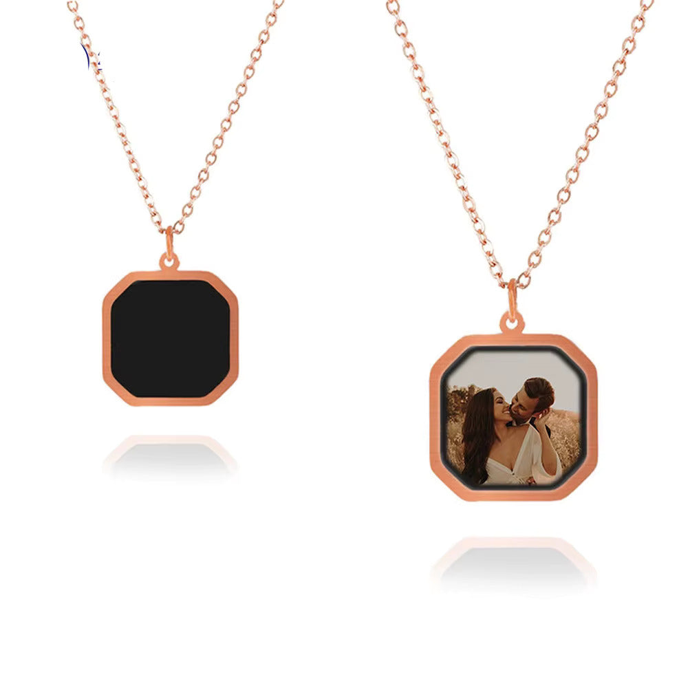 Naevira™ Custom Heat-Activated Magic Photo Necklace